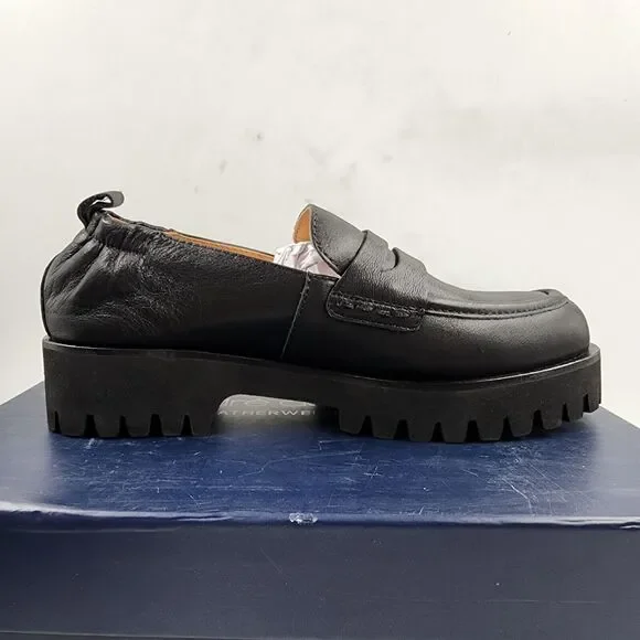 Andre Assous Black Loafers - Picture 11 of 15